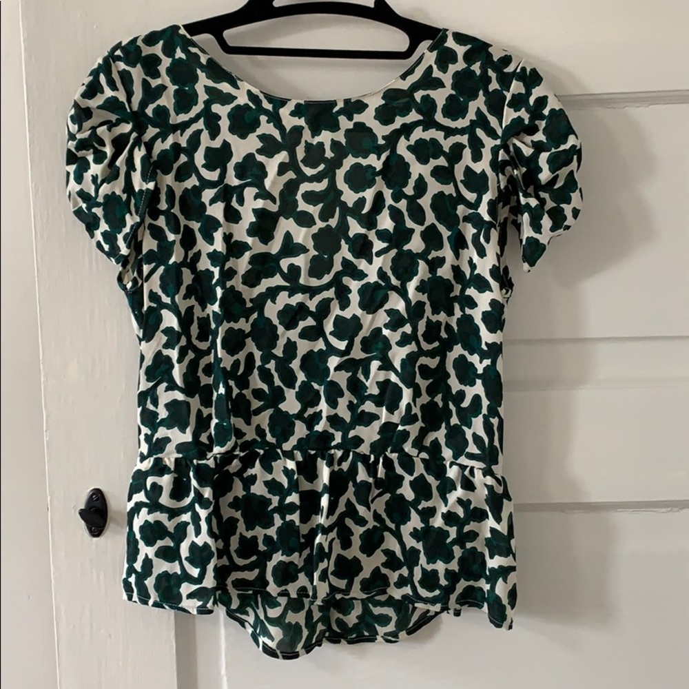 Anthropologie Joie Peplum Top